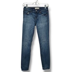 Madewell Medium Wash Whiskered Skinny Skinny Jeans Size 25 - “Ravana”
